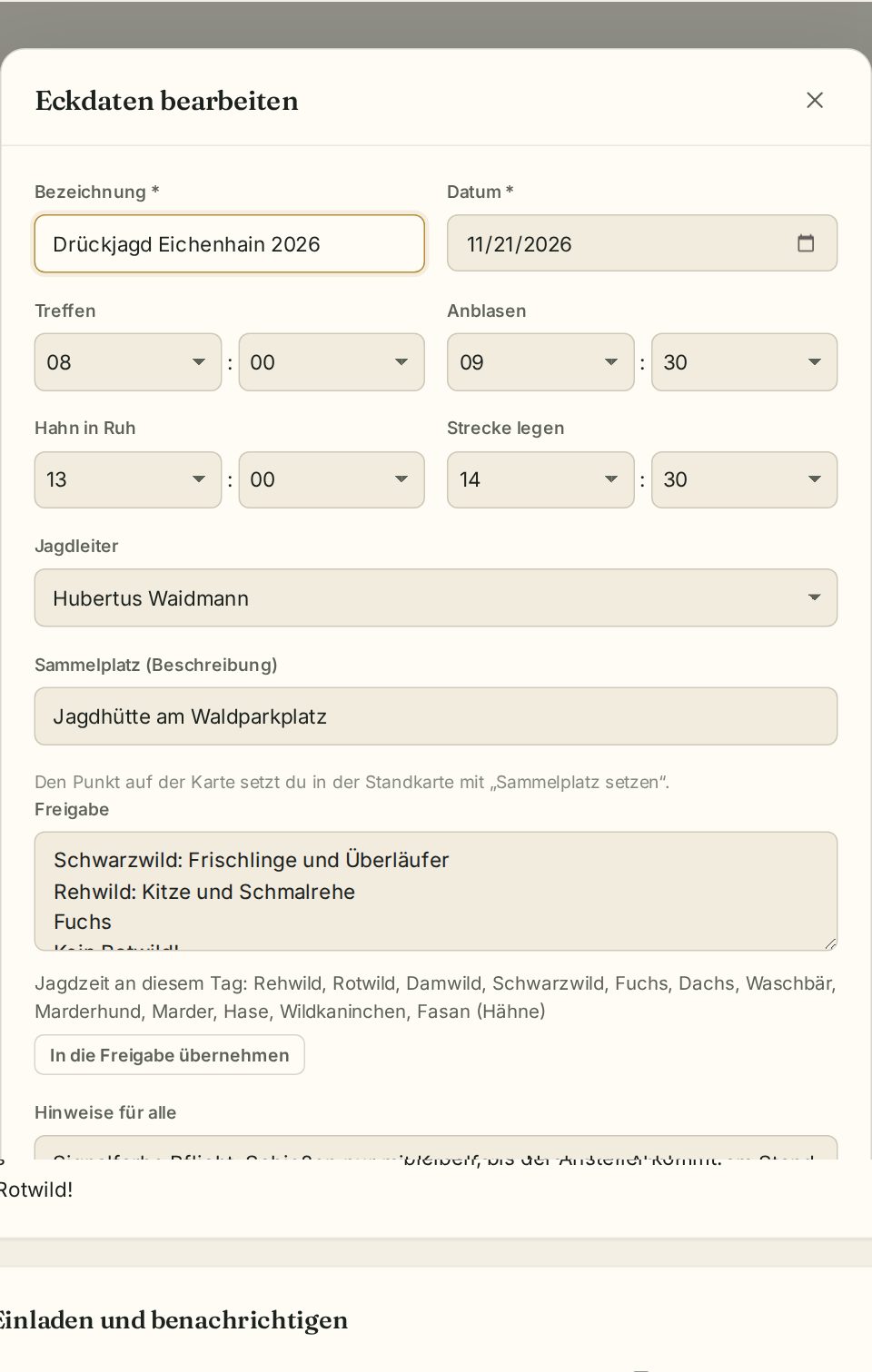 Eckdaten