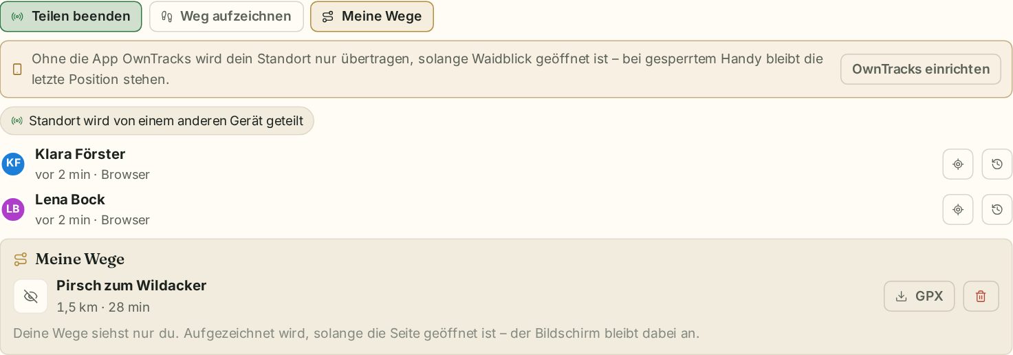 Meine Wege