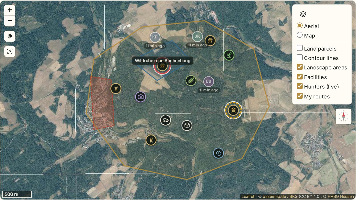 Map layers